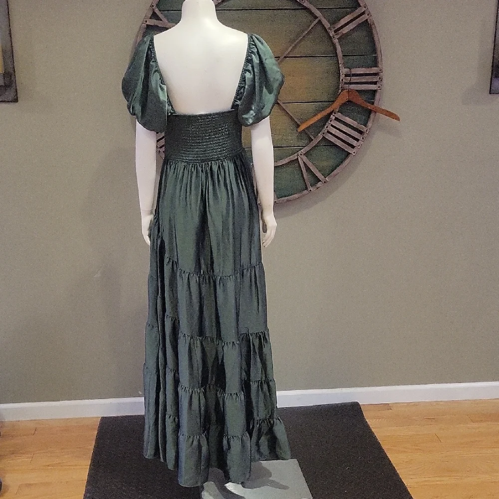 Free People Sundrenched Silky Maxi Dress